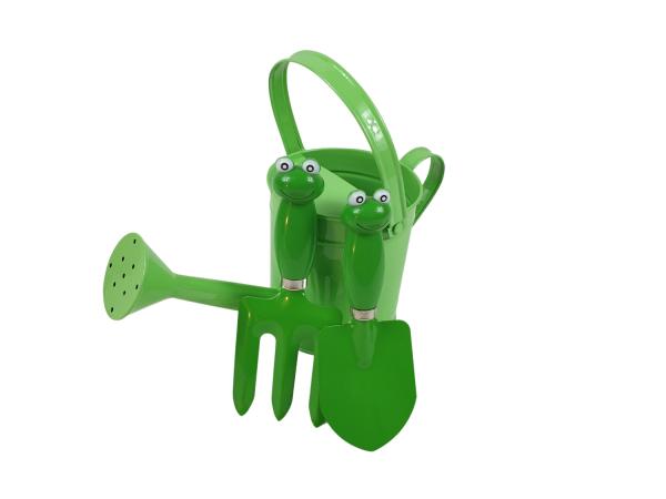 3tlg. Kinder Gartenset aus Metall